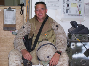 Marty Corr served in the Marine Corps on active duty in Al Asad, Iraq