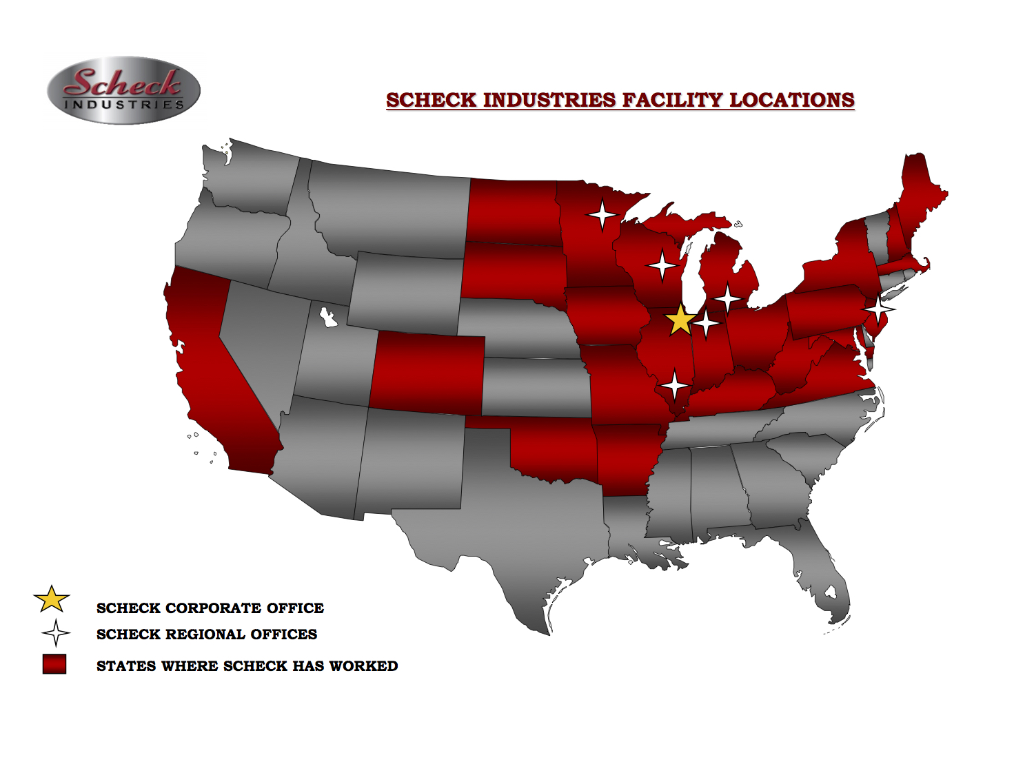 Scheck Industries » Our Reach
